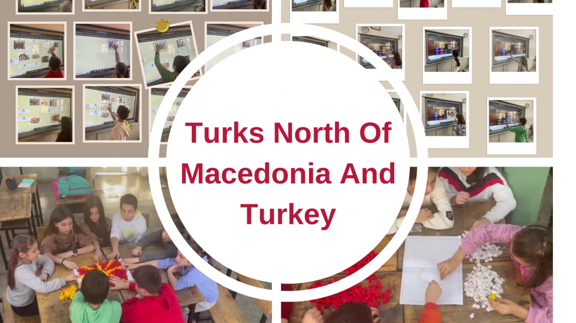 Türkiye ve Makedonya'dan 13 okul, 14 öğretmenle Etwining Projesi'ne Katıldık